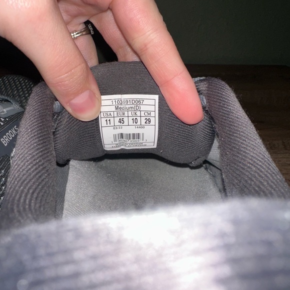 Brooks Mens Ghost 15 Gray‎ Mens Size 11 D Running Shoes Sneakers - Picture 11 of 11